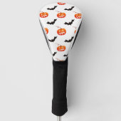 Halloween Pumpkins und Fledermäuse, Trick oder Tre Golf Headcover (Vorderseite)