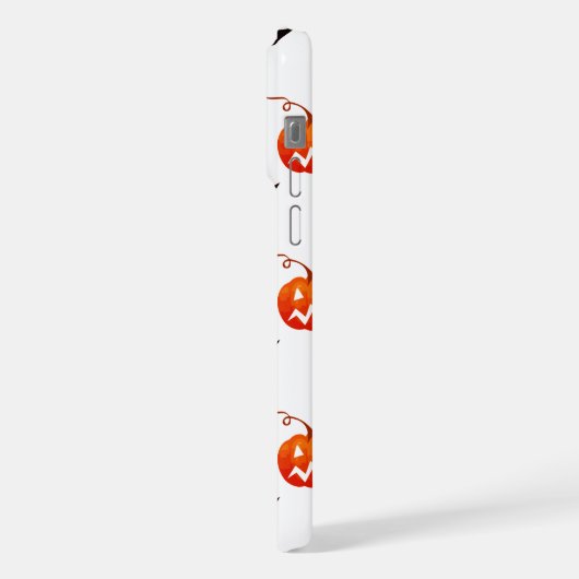 Halloween Pumpkins und Fledermäuse, Trick oder Tre iPhone Hülle (Linke Seite)