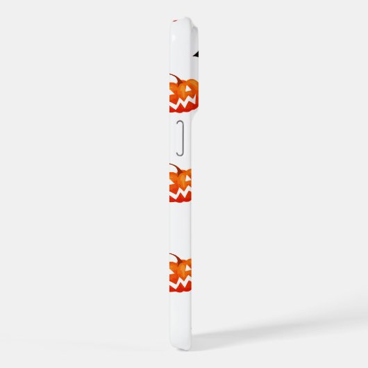 Halloween Pumpkins und Fledermäuse, Trick oder Tre iPhone Hülle (Rechte Seite)