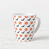 Halloween Pumpkins und Fledermäuse, Trick oder Tre Milchtasse (Rechte Ecke)