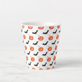 Halloween Pumpkins und Fledermäuse, Trick oder Tre Milchtasse (Vorderseite)