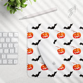 Halloween Pumpkins und Fledermäuse, Trick oder Tre Mousepad