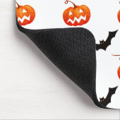 Halloween Pumpkins und Fledermäuse, Trick oder Tre Mousepad (Ecke)