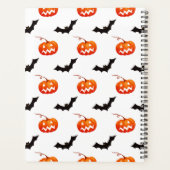 Halloween Pumpkins und Fledermäuse, Trick oder Tre Planer (Rückseite)