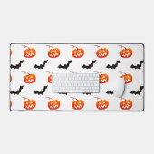 Halloween Pumpkins und Fledermäuse, Trick oder Tre Schreibtischunterlage (Tastatur & Maus)