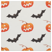 Halloween Pumpkins und Fledermäuse, Trick oder Tre Stoff (Muster)