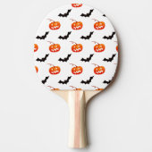 Halloween Pumpkins und Fledermäuse, Trick oder Tre Tischtennis Schläger (Vorderseite)