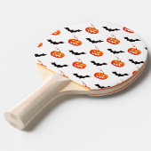 Halloween Pumpkins und Fledermäuse, Trick oder Tre Tischtennis Schläger (Vorderseite)