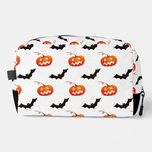 Halloween Pumpkins und Fledermäuse, Trick oder Tre Waschbeutel (Vorderseite)