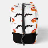 Halloween Pumpkins und Fledermäuse, Trick oder Tre Waschbeutel (Rechts)