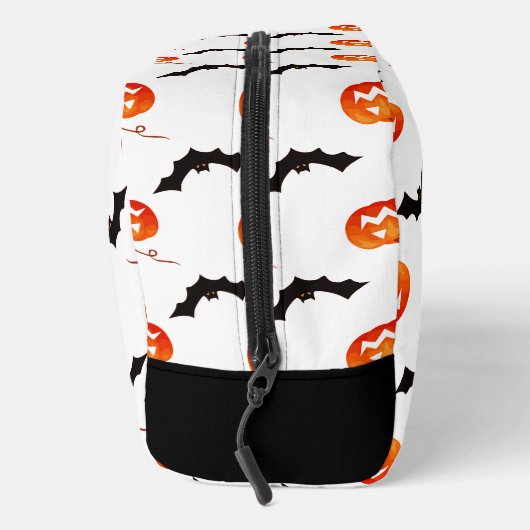 Halloween Pumpkins und Fledermäuse, Trick oder Tre Waschbeutel (Rechts)