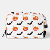 Halloween Pumpkins und Fledermäuse, Trick oder Tre Waschbeutel (Rückseite)
