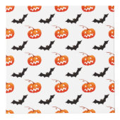 Halloween Pumpkins und Fledermäuse, Trick oder Tre Würfel (Vorderseite)