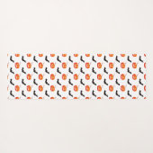 Halloween Pumpkins und Fledermäuse, Trick oder Tre Yogamatte (Rückseite (Horizontal))