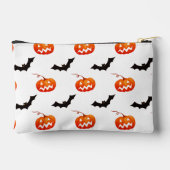 Halloween Pumpkins und Fledermäuse, Trick oder Tre Zubehörtasche (Rückseite)