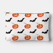 Halloween Pumpkins und Fledermäuse, Trick oder Tre Zubehörtasche (Vorderseite)