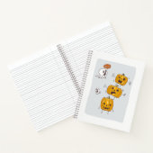 Halloween Pumpkins und Ghosts Notebook Notizblock (Innenseite)