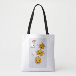 Halloween Pumpkins und Ghosts Tote Bag Tasche