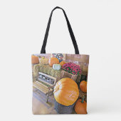 Halloween Pumpkins und Herbsttasche anzeigen Tasche (Rückseite)