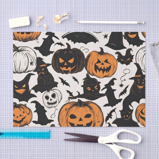 Halloween Pumpkins und Monster Seidenpapier (Handwerk)