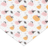 Halloween Pumpkins und Spinnen Tischdecke (Schrägansicht)