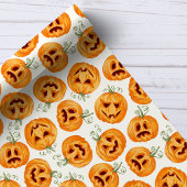 Halloween Pumpkins Vintages Aquarellmuster Geschenkpapier