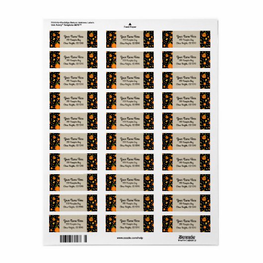 Halloween Pumpkins Whimsical Party Kraft (Vorne)