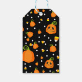 Halloween Pumpkins Whimsisches Gastgeschenk Geschenkanhänger (Rückseite)