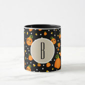 Halloween Pumpkins Whimsisches Muster Custom Tasse (Zentrum)