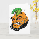 Halloween Punkin'! Karte (Gelbe Blume)