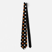 Halloween Punkte Krawatte (Vorderseite)