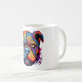 Halloween Pup Illustrations Art Kaffeetasse (VorderseiteRechts)