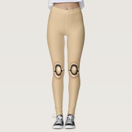 Halloween-Puppen-Bein-Kostüm Leggings