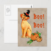Halloween Puppy Dog Postkarte (Vorne/Hinten)