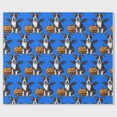 Halloween Puppy Geschenkpapier (Flach)