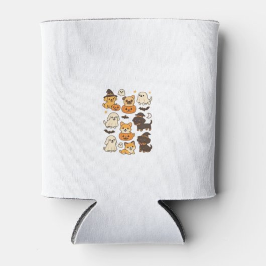 Halloween Puppy Love � Kawaii Dog Art Classic T-Sh Dosenkühler (Vorderseite)