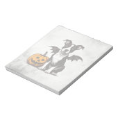 Halloween Puppy Notizblock (Rotiert)