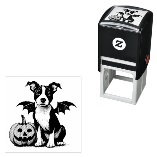 Halloween Puppy Permastempel (Beispiel)