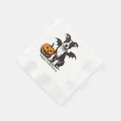 Halloween Puppy Serviette (Ecke)