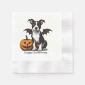 Halloween Puppy Serviette (Vorderseite)