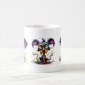 Halloween Pups Illustrationen Kaffeetasse (Mittel)