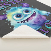 Halloween Purple Monster Sherpadecke (3/4)