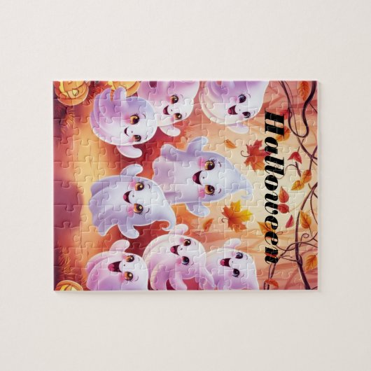 Halloween Puzzle Party: Spooky Fun für jedermann! (Horizontal)