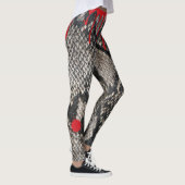 Halloween Python Schlangenhaut - Gory Dripping Blo Leggings (Rechts)