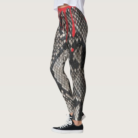 Halloween Python Schlangenhaut - Gory Dripping Blo Leggings (Links)