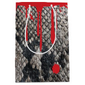 Halloween Python Schlangenhaut - Gory Dripping Blo Mittlere Geschenktüte (Vorderseite)