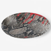Halloween Python Snake Skin - Gory Bloody Beängsti Pappteller (Schrägansicht)