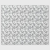 Halloween-QR-Code Geschenkpapier (Flach)
