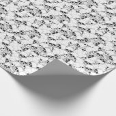 Halloween-QR-Code Geschenkpapier (Ecke)