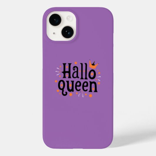 Halloween Queen, Halloqueen, Retro Halloween Art Case-Mate iPhone Hülle (Rückseite)